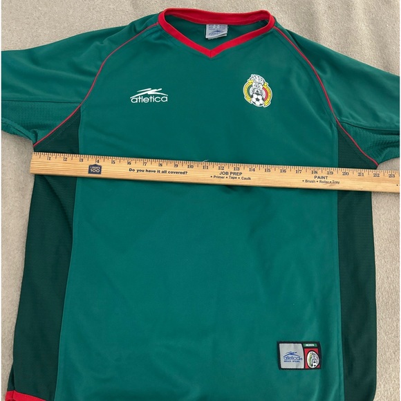 Atletica Mexico 2002 Home Football Shirt Soccer Jersey Size Medium Y2k Blokecore - Picture 5 of 8